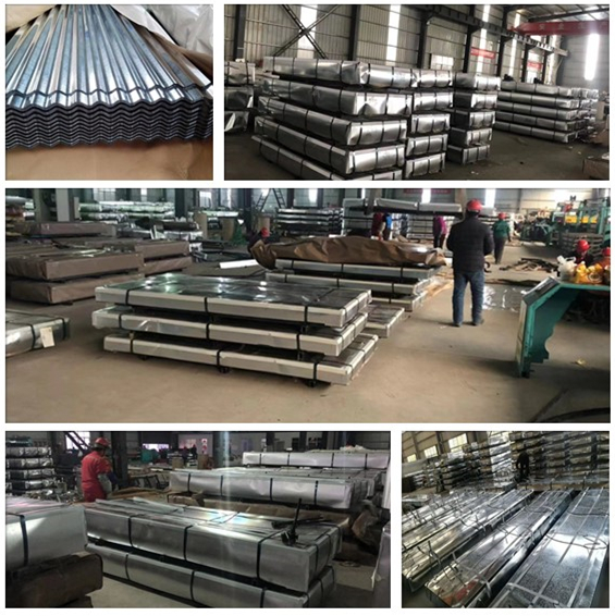 Prepainted Galvanized Corrugated Steel Sheet For Roofing Sheet Blue, Red 16