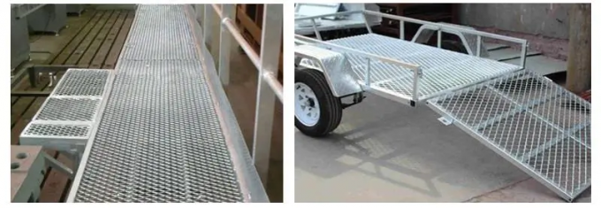 0.5mm Hot Dipped GI / GL Perforated Sheet Silver For Construction SGCC 4