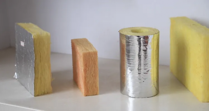 Thermal Insulation Fiberglass Wool Pipe With High Density For Construction 0