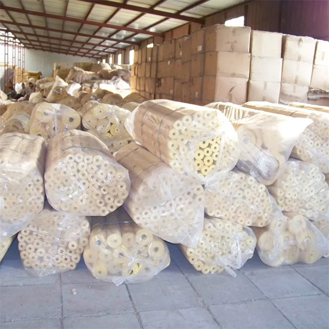 Thermal Insulation Fiberglass Wool Pipe With High Density For Construction 8