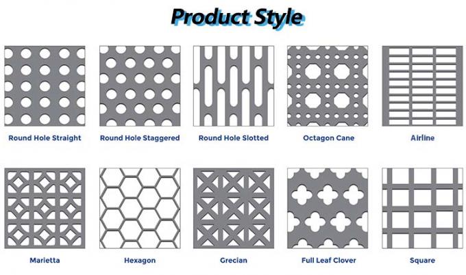 0.8mm Aluminum Perforated Sheet/ AA1060, AA1100, AA3003 Black & White 0