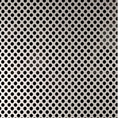 0.5mm Hot Dipped GI / GL Perforated Sheet Silver For Construction SGCC