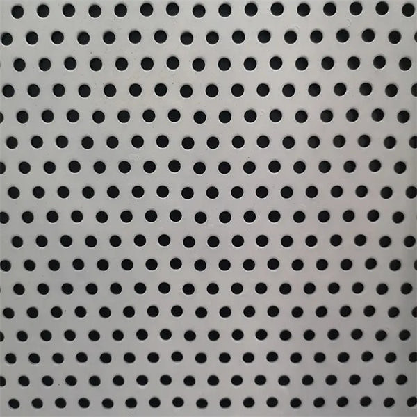 0.5mm Hot Dipped GI / GL Perforated Sheet Silver For Construction SGCC