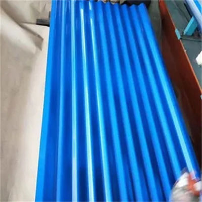 Prepainted Galvanized Corrugated Steel Sheet For Roofing Sheet Blue, Red